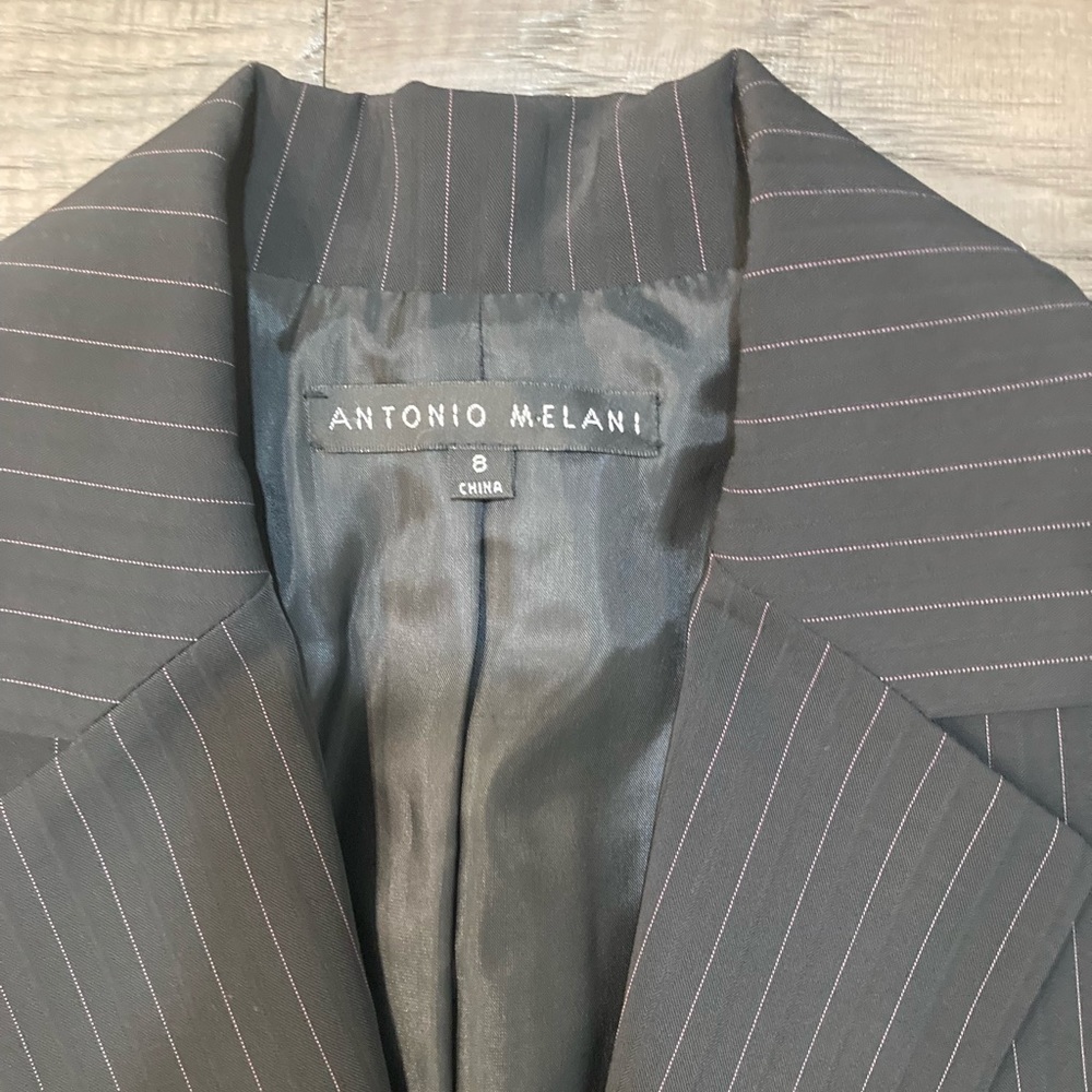 Antonio Melani pin striped blazer size 8 - Picture 2 of 5